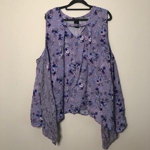 TORRID 4 Disney Collection Purple Ariel Top